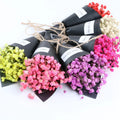 DREA Natural Mini Dry Flowers Bouquet Rose Lavender Dried Flowers for Weddings