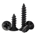 Stainless Steel A2 A4 304 316 Black Zinc Metric Philip Cross Recessed Flat Countersunk Head Wood Screws
