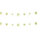 608064 Gold Glitter Paper Star Bunting Banners Modern Simplicity Style Indoor Christmas Party Garland Decor Xmas New Year