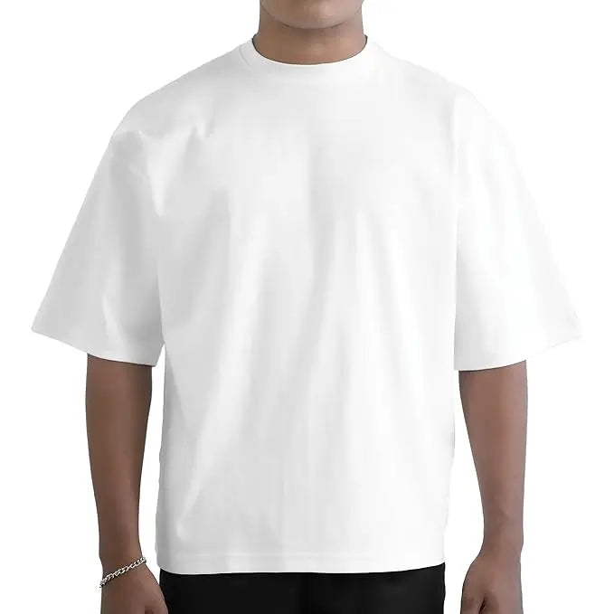 250 Gsm Men Oversized t Shirt Custom Printing Custom Tee Shirts Luxury 100% Cotton Boxy Fit T-Shirt Manufacturer
