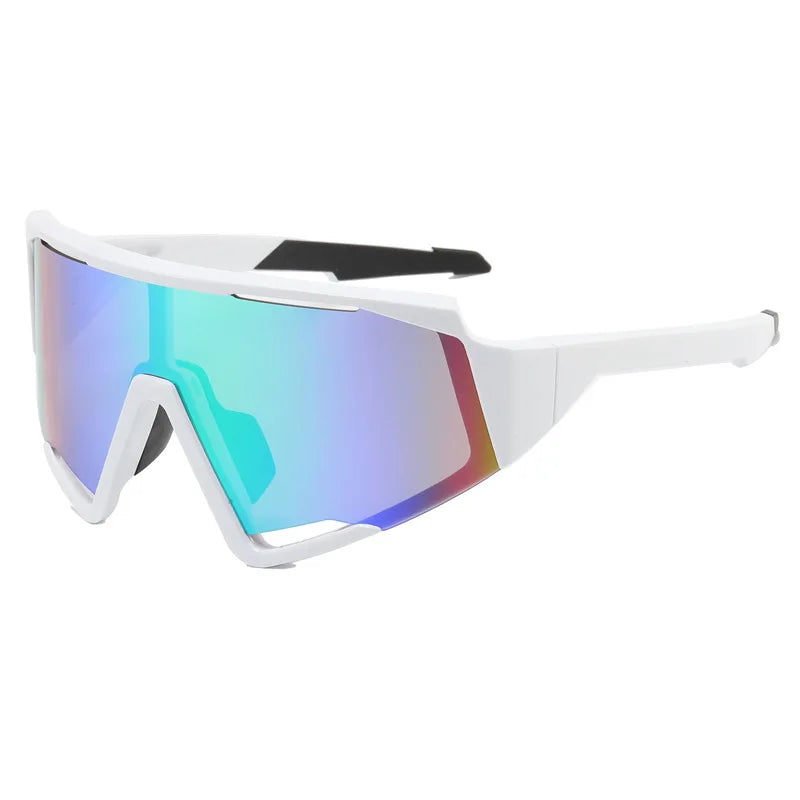 Sparloo 7024 Oversized Big Sun Shade One Piece 2021 Bike Wholesale Big Frame Sport Sunglasses Photochromic