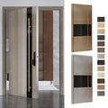 China Top Front Entrance Door Manufactur Wooden Door for Main Entrance With Simple Design Modern Front Entry Door