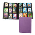 Custom Water Proof PU Leather 9 Pockets Card Album Folder Elastic Band 360 Pockets Top Loader Card Binder Leather Card Binder