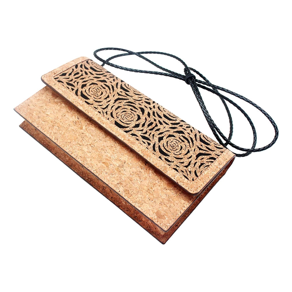 Boshiho  Customized Vegan Cork Handbag Travel Business Lady Soft Eco-friendly Handbag Gift Purse