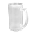 16oz Custom Sublimation Frosted Beer Mug Glass With Handle