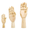 12&10&7 Inches Tall Wooden Hand Drawing Sketch Mannequin Manikin Model Mannequin Hand Movable Limbs Fingers Human Artist Model