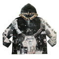 High Street Oversized Tapestry Hoodie With Tassel Design Streetwear Clothing Custom Woven Blanket Tapestri  Hoodie