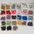 Cake Decorating Tools 20pcs/bag  Balls 2 2.5 3 4cm Mixed Faux Balls Gold Silver Pink Blue  Birthday Cake Toppers