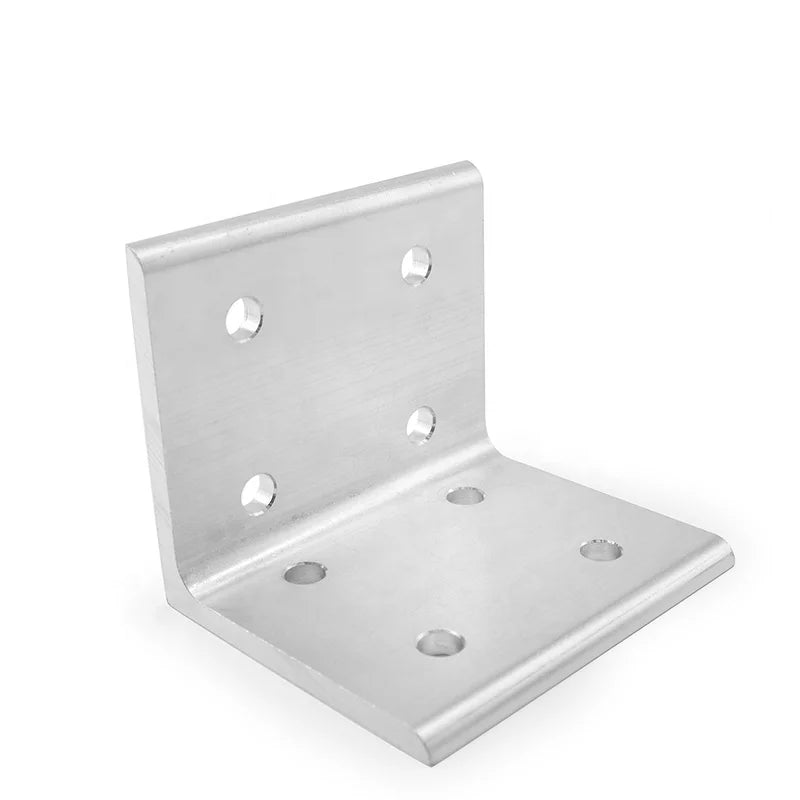 Customization 50100 Series 8 Hole Inside Corner Bracket CNC Manufacture Aluminum Vertical Connection Angle#6161