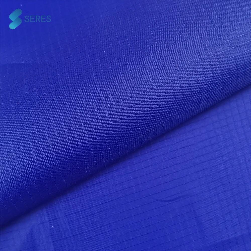 SERES Sustainable Eco-friendly Recycled Polyester Ripstop 210t Printed Rib Taffeta Fabric for Bags & Lining