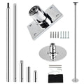 Prior Fitness Upgarde 45mm Stripper Pole Spinning Static Portable Removable Dance Pole Kit for Training Home Club Customized