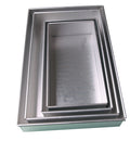 12x8 Inch Rectangular Baking Pan Cake Pan Aluminum Baking Utensils Customized Fixed Bottom Movable Bottom Bread Mold