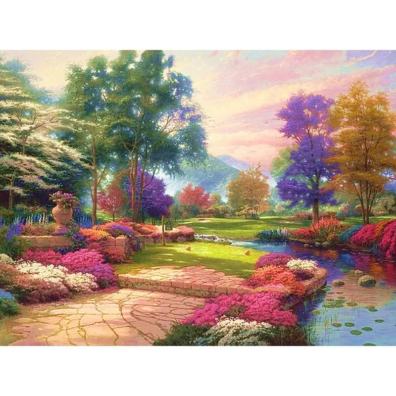 Chenistory 994094 Custom Handmade Adults Kits Diy Oil Number Painting on Canvas Paint by Numbers Without Frame