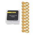RIDERACE 5Pairs Chain Connector Lock Quick Link Durable Bike Buckle Joint Magic Buckle MTB Cycling Parts 6/7/8/9/10/11/12 Speed