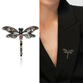 Vintage Jewelry Animal Butterfly Brooch Pin Women Bling Colorful Rhinestone Crystal Butterfly Brooch for Gift