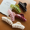 ZiTeng Advanced Hair Accessories for Women 14cm Acrylic Shark Clip Keel Grab Butterfly Hair Claw Clip Simple Back Head Grab Clip