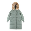 Women Windproof Fur Collar Hooded Winter Snow Coat Long Puffer Women's Jackets