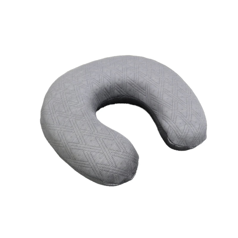 Manufacturer 100% Polyester Shape Neck Overlocked U-neck Pillow Case Cover in Stock