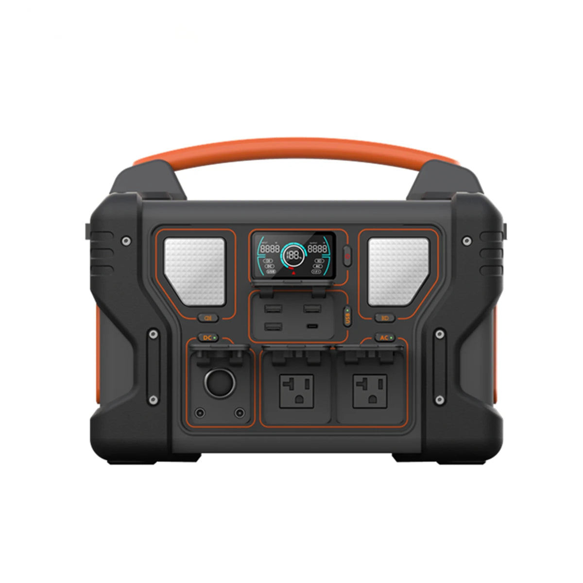 135000mah Emergency Power Supply 110v 220v Camping Solar Power Generator System Outdoor 500w Ac Output Portable Power Station