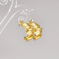 Dainty Stud Chunky Twisted Fashion Ladies Fashion 18k Gold Plated Simple Earrings Wholesale for Teenage Girls Design 2023