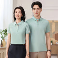 Customized Corporate Uniform Polo Shirts with Company Logo Blank Solid Color Embroidery Mens Business Golf Polo Shirts