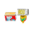 Designer Animal Charms 925 Sterling Silver Canned Fish Corn Oven Enamel Beads Jewelry Making Fits Original Charm Bracelet