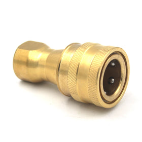 SALNYA KZD 3/8 Inch Carbon Steel High Pressure Forged Quick Disconnect Coupling Zinc Plating NPT/G/BSP Thread for Machinery Use
