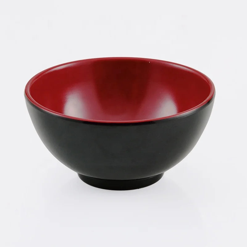 Two Tone Color Restaurant Soup Serving 4.3 Inch Melamine Rice Bowl