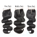Brazilian Raw Virgin Human Hair Body Wave Lace Closure Natural Color100 Unprocessed With Cuticles Aligned Human Hair Body Wave