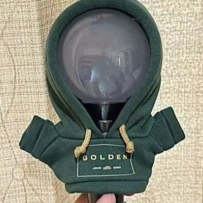 KPOP Jungkook Light Stick Cover Cape GOLDEN Solo Album Mini Green Hooded Sweatshirt Plush Toys Fans Concert Supporting Gift