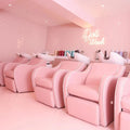 Shampoo Bowl Backwash Unit Shampoo Station Hairdressing Back Wash Shampoo Chair Adjust Footrest
