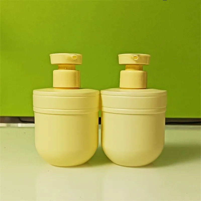 Custom color Luxury Shampoo Containers 300ml 500ml  Empty Packaging square Shampoo Bottle for Lotion