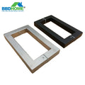 BBDHOME Modern Black 304 Stainless Steel Zinc Plated Commercial Glass Door Handle with 1 Year Warranty