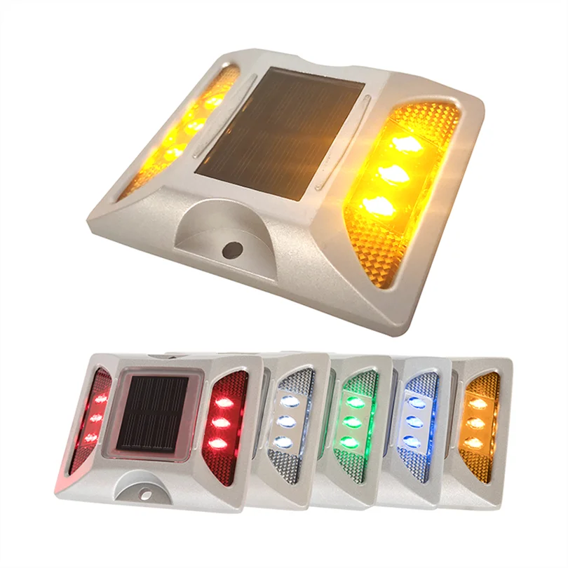 park ASTM D4280  super bright  raised NI-MH aluminium flashing excite attention cat eyes solar leds road marker
