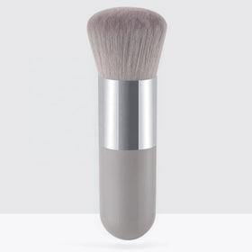Wholesale Single Big Foundation Makeup Brush Powder Blush Kabuki Brush Cosmetic Tools Synthetic Hair Wooden Face Brush