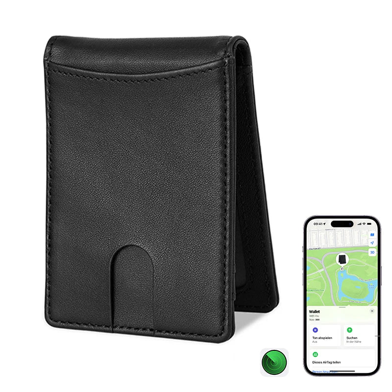 Find My Tracker Money Wallet Smart Card Holder Money Clip