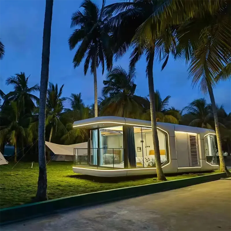 fully furnished cabin house prefabricated homes mini homes tiny houses ready to ship from china