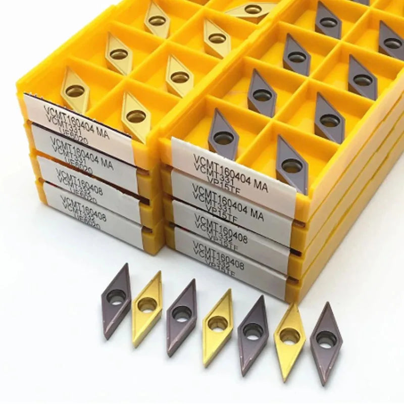 VCMT160404 VCMT160408 MA VP15T UE6020 Cylindrical Metal Milling Cutter VCMT Lathe CNC Turning Tool Carbide Insert
