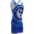 Men's Fourneedle Six Lines Stretch Wrestling Singlet Comfortable Singlets for Wrestling
