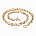 HIP HOP Necklace Jewelry 6mm 8mm Stainless Steel OT Link Chain Necklace Wholesale Cable Chain Necklace Accessories
