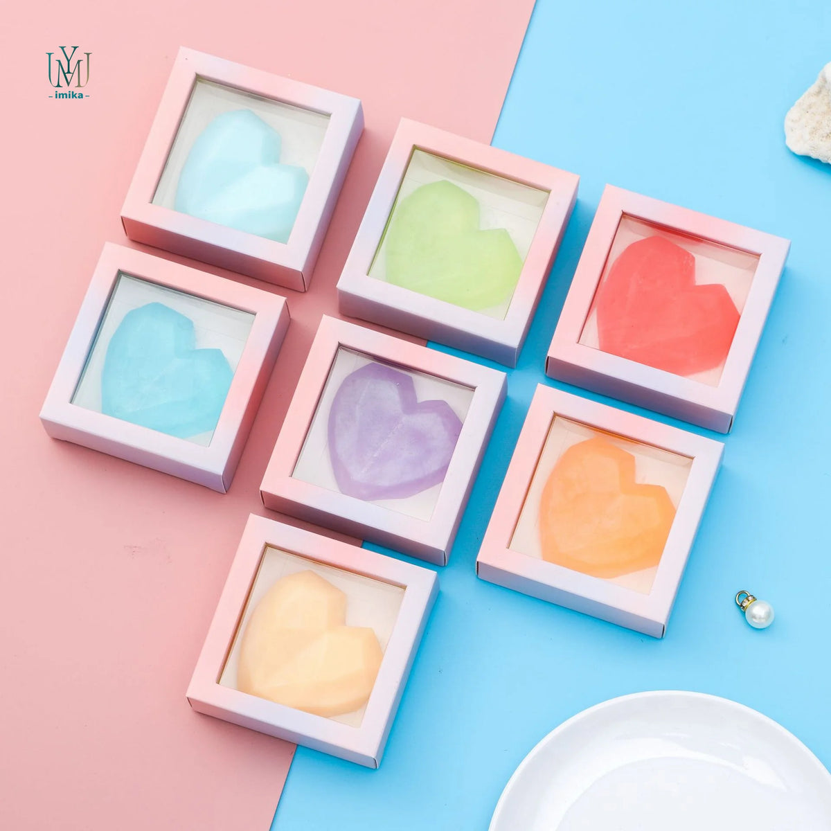 Love Star Flower Rose Shapes Cartoon Soap Cleaning Bath Washing Essential Oil Handmade Soap