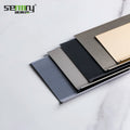 Durable Aluminum Decorative Wall Skirting Baseboard Profiles for Commercial Hotel and Office Floor Wall Trim