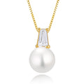 LULUFOCUS Custom Oem Fine Jewelry 925 Sterling Silver 18k Gold Plated Freshwater Pearl Women Mom Day Gift Necklaces