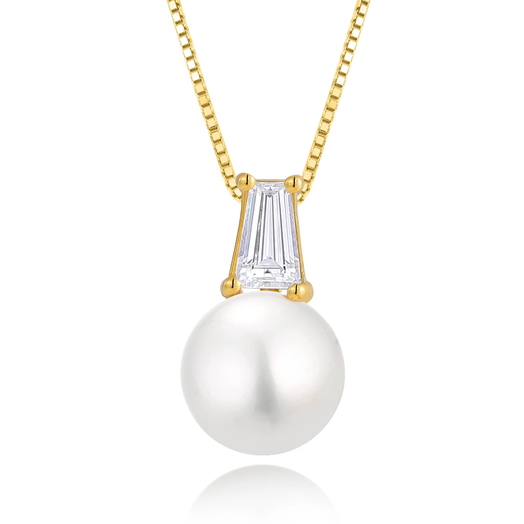 LULUFOCUS Custom Oem Fine Jewelry 925 Sterling Silver 18k Gold Plated Freshwater Pearl Women Mom Day Gift Necklaces