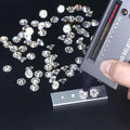 Moissanite Manufacturers Wholesale White Colorful Small Round Loose Melee Moissanite Stones