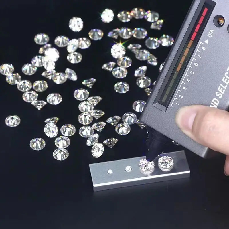 Moissanite Manufacturers Wholesale White Colorful Small Round Loose Melee Moissanite Stones