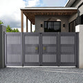 Electric Auto Folding Gates Aluminium Villa Gate Aluminum Retractable Folding Gate