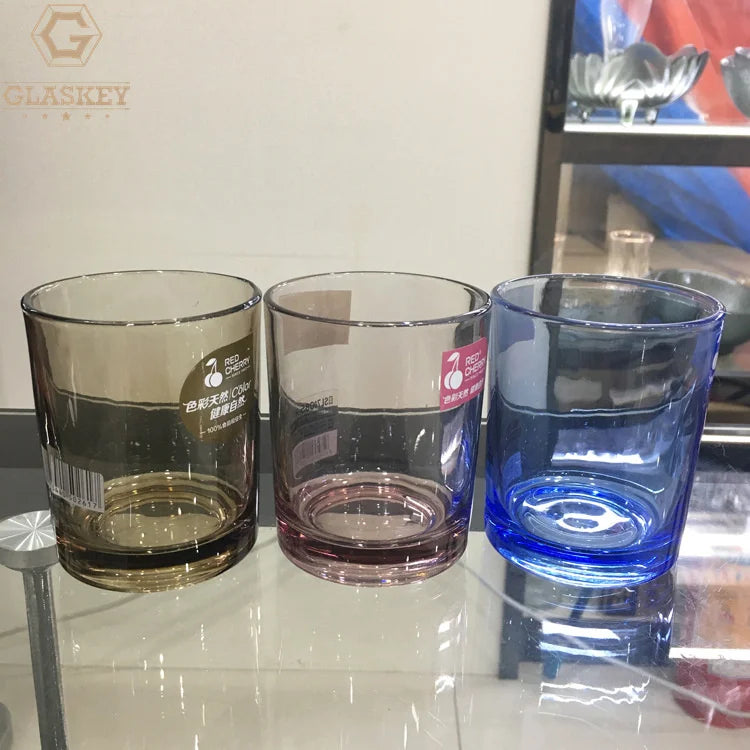Heat-resistant Glass Color Glass Cup Colorfast Dishwasher Safe Water Glass Restaurants Hotel