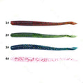 DORISEA 10pcs Pack 10cm 2.3g Earthworm Soft Plastic Fishing Lure for River Lake Stream for Soft Baits Fishing