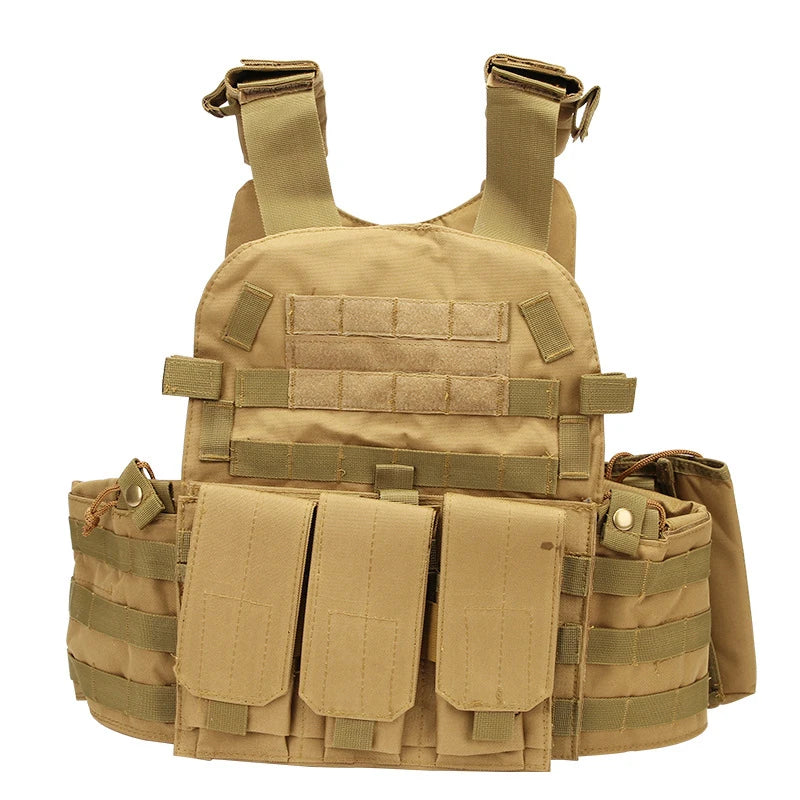 Shero Wholesale Tactical Plate Carrier Vest with Molle System Waterproof High Strength Oxford/Nylon Material Outdoor Use